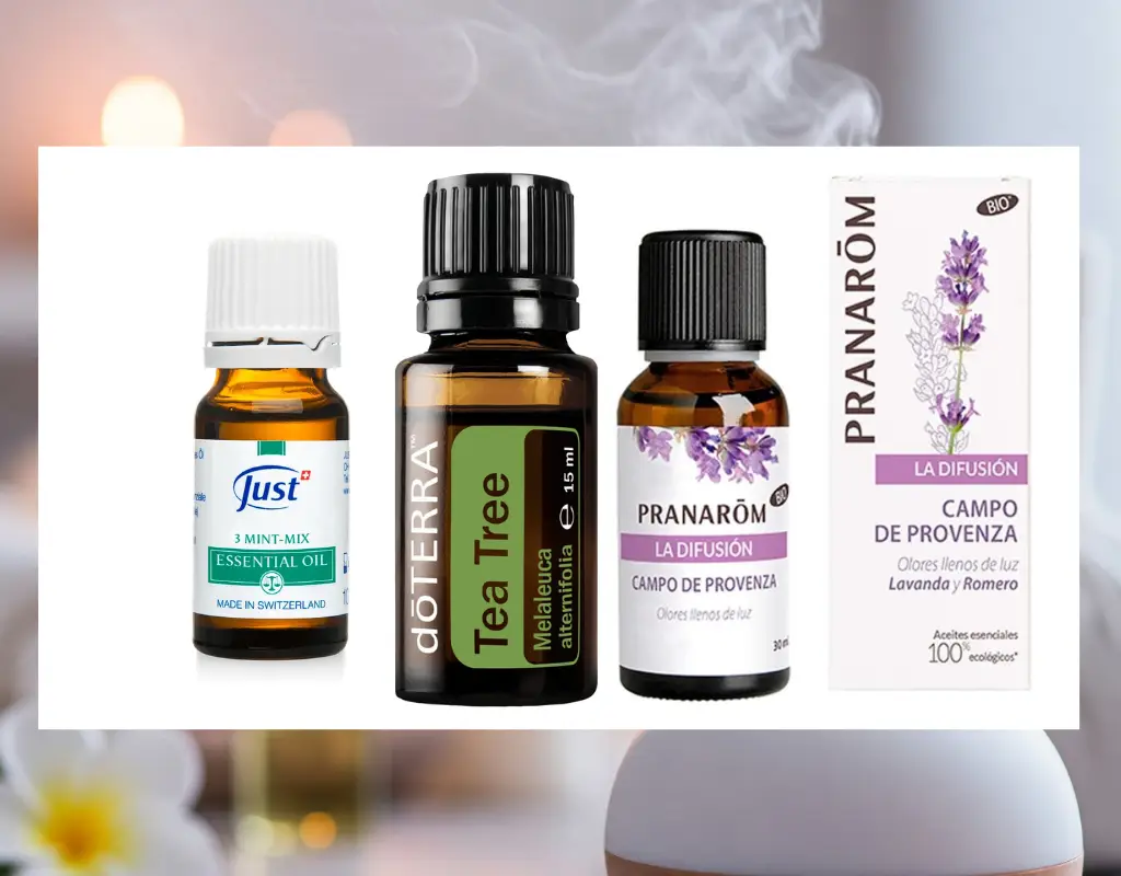 Aceite esenciales de calidad de las marcas Pranarôm, Just o Doterra